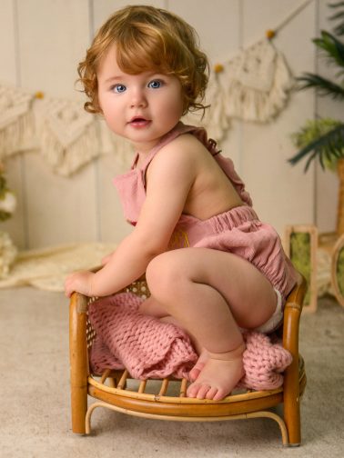 Detalle de decoración en sesión Smash Cake en Alicante