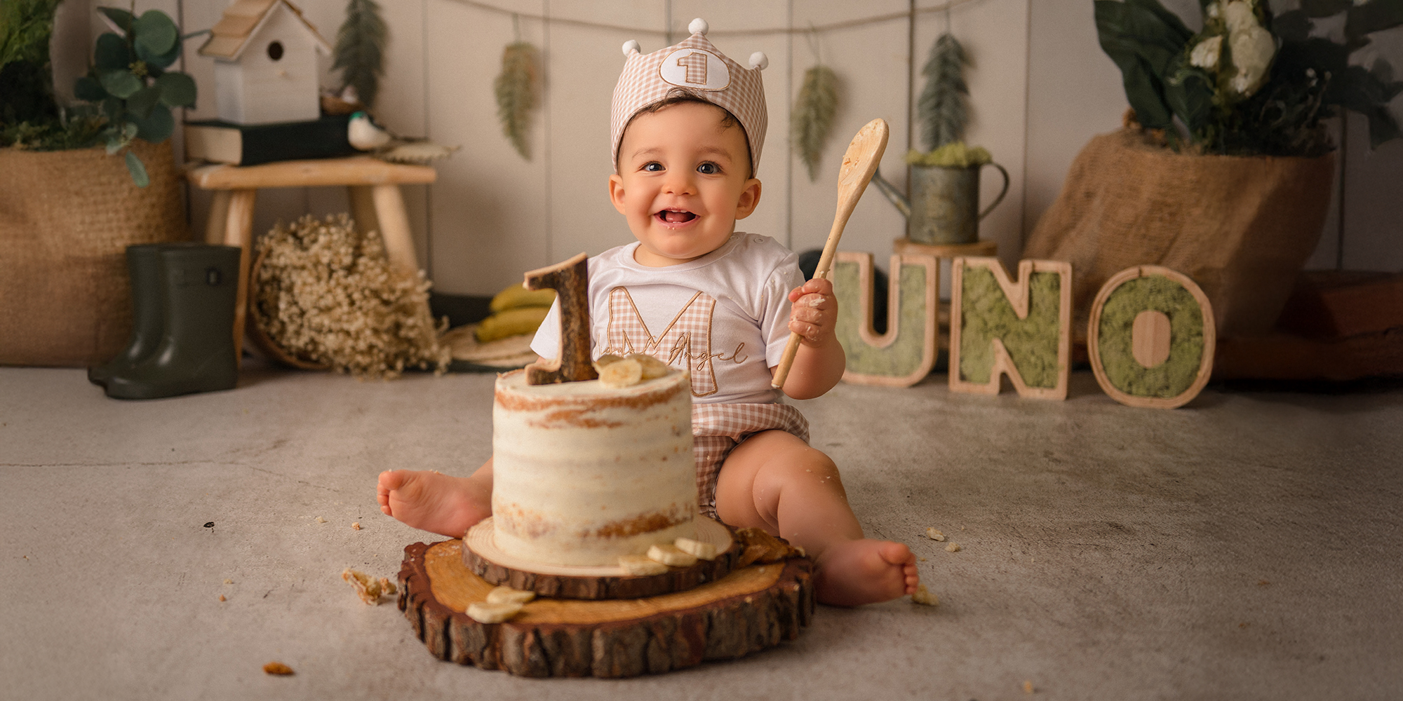 Fotografo smash cake en Alicante