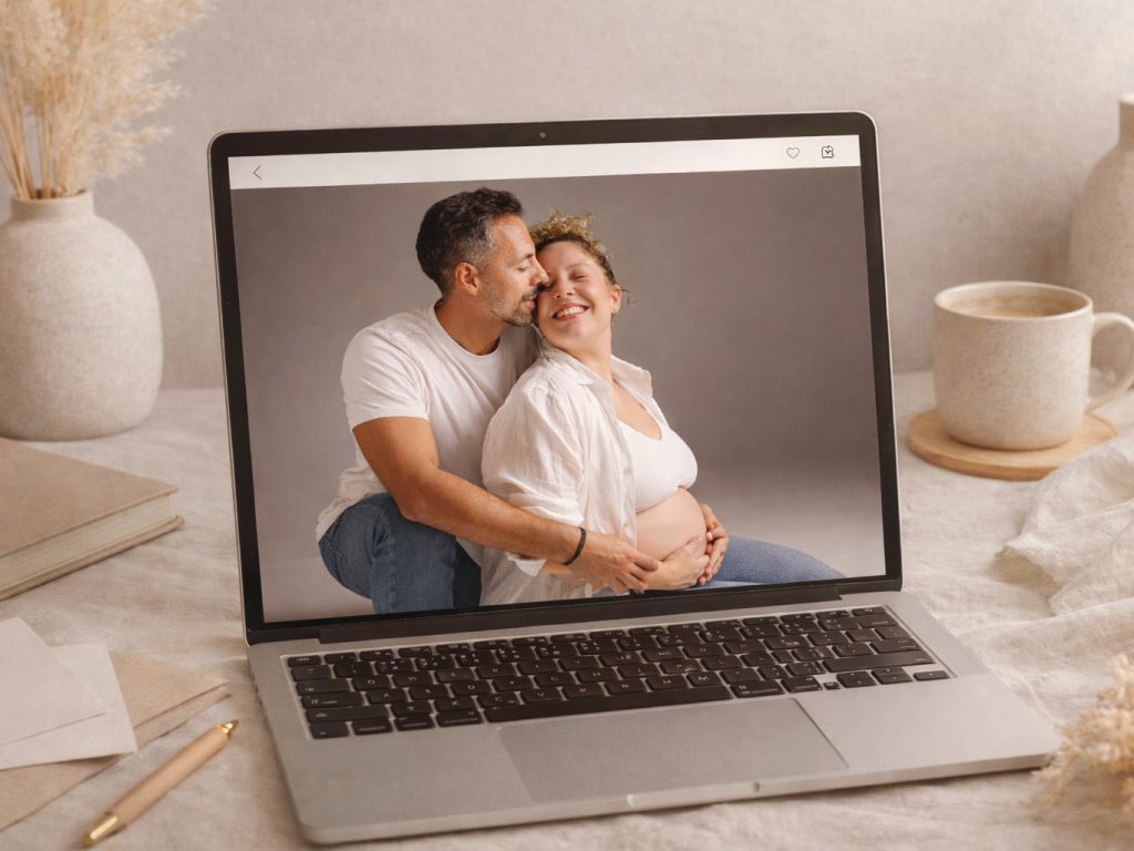 Sesión premama en guardamar estudio de fotografia